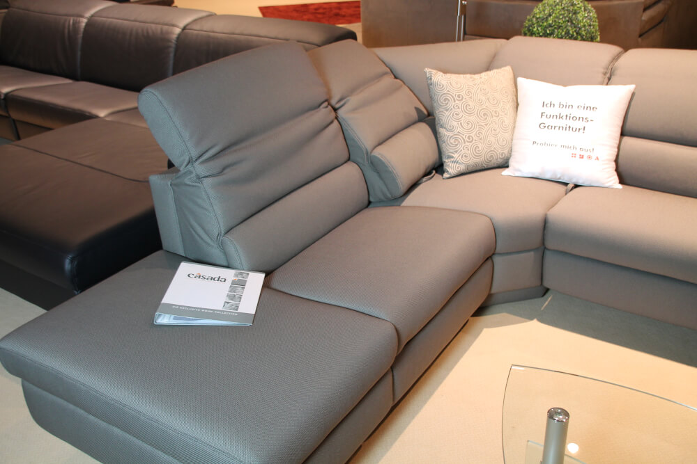 Himolla 1330 - Callas Ecksofa mit manueller Relaxfunktion