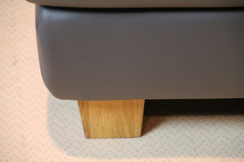 Steinpol - Polsteria MESSINA - Ecksofa mit motorischer Relaxfunktion in Leder taupe