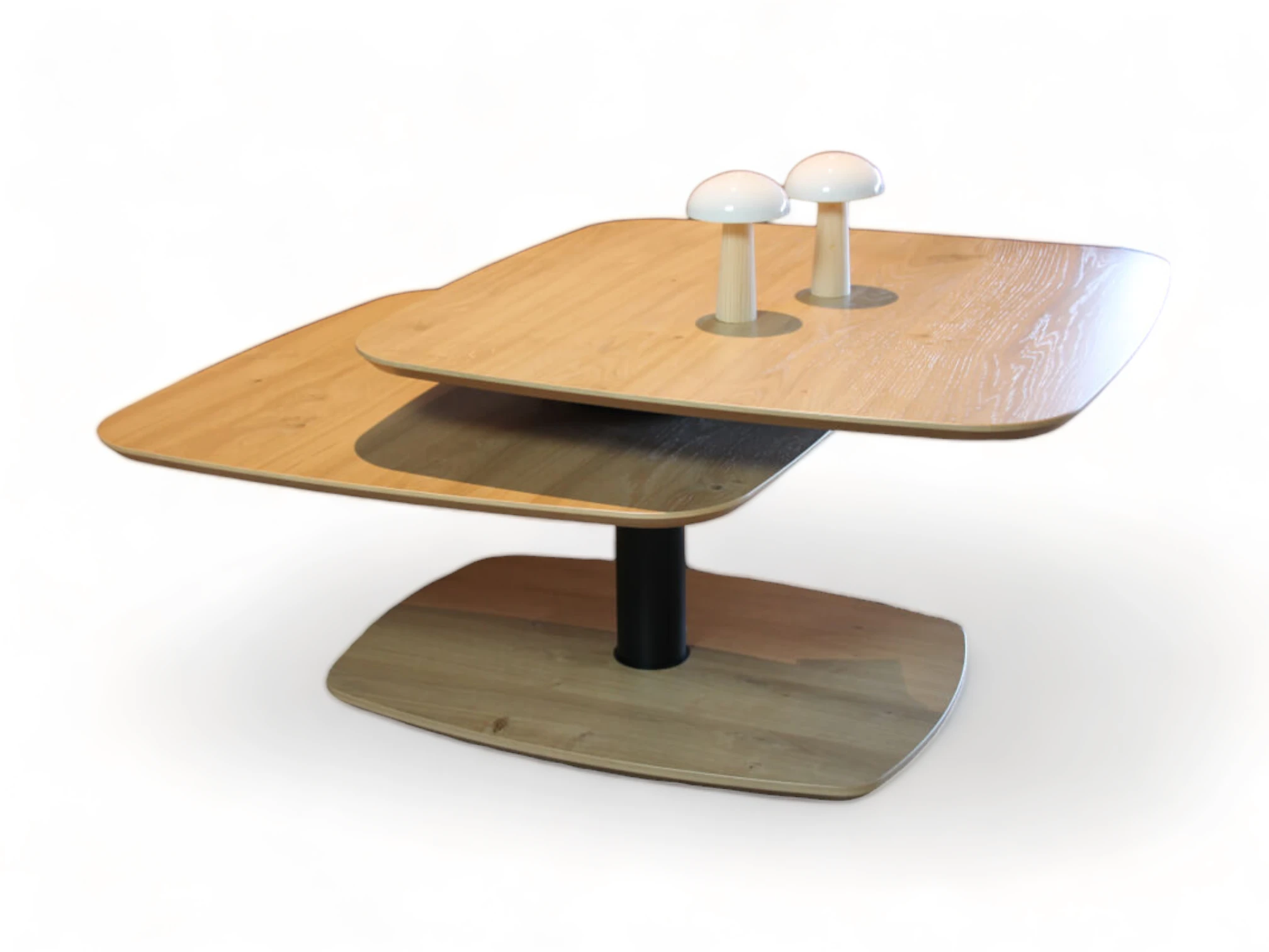 1867 - WEI  - Couchtisch  Wildeiche schwenkbar von Vierhaus