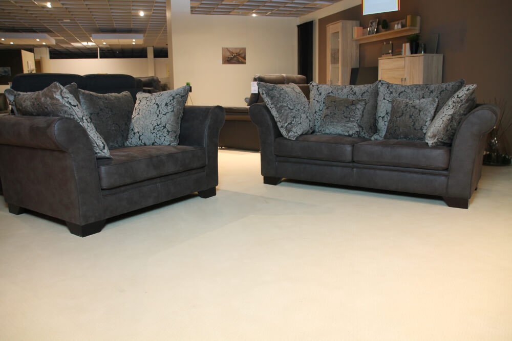 DFM FETTINI Sofa  2,5-sitzer + Loveseat Sessel Kolonial